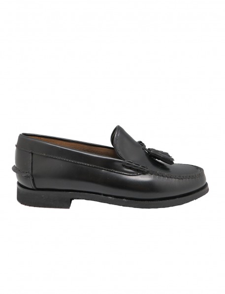 Black tassel loafer José Luis Deza - image 2
