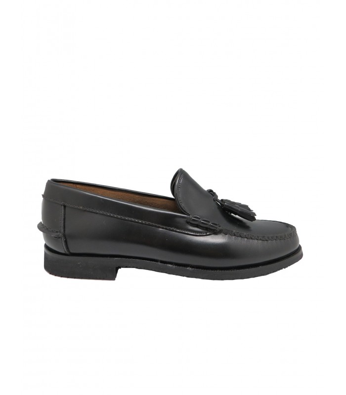 Black tassel loafer José Luis Deza - image 2