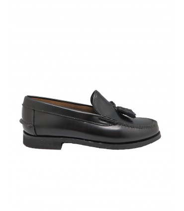 Black tassel loafer José Luis Deza - image 2