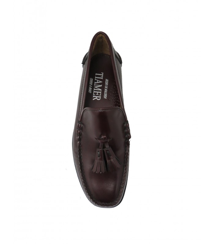 Burgundy tassel shoe José Luis Deza - image 3
