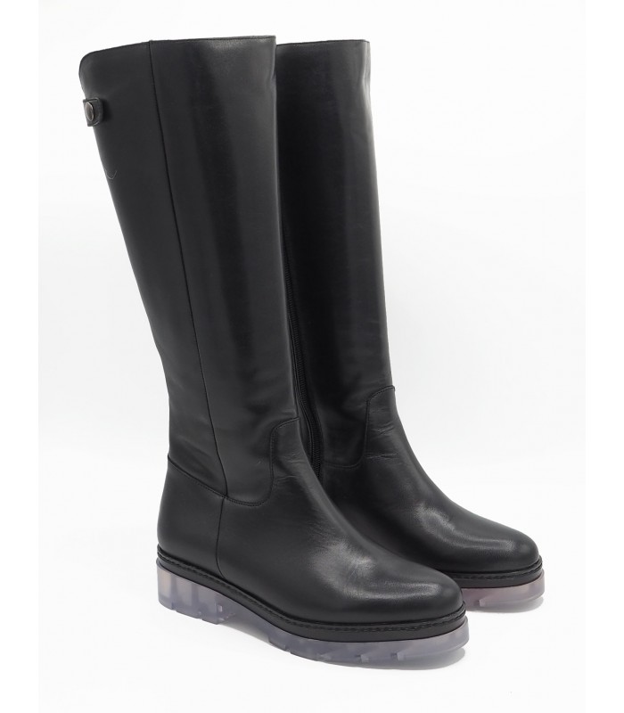 Black leather boot Dansi - image 3