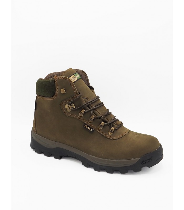 Green hiking boot