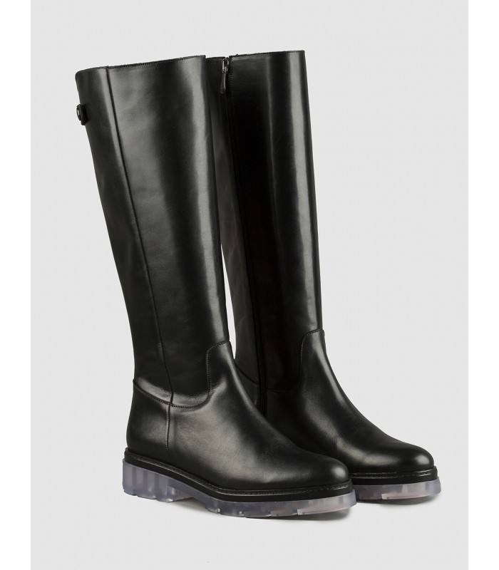Black leather boot Dansi - image 2