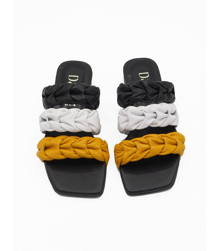 Tricolour heeled sandal Dansi - image 3
