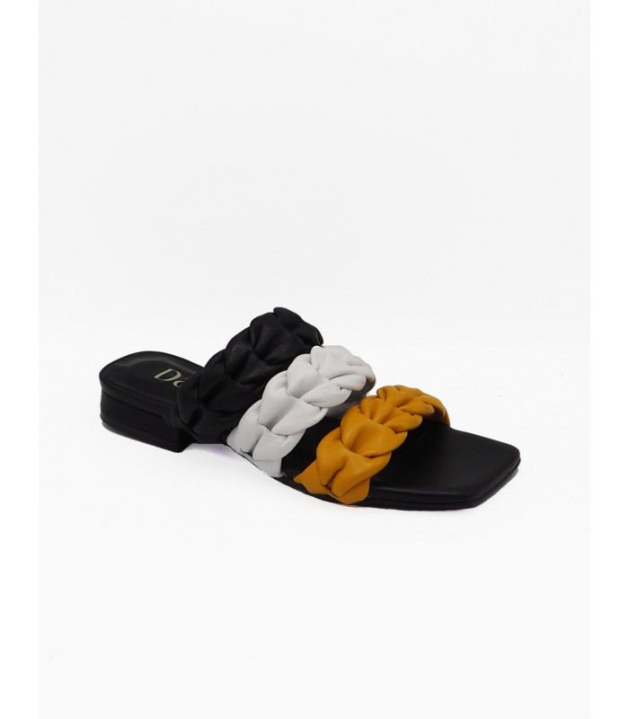 Tricolour heeled sandal Dansi