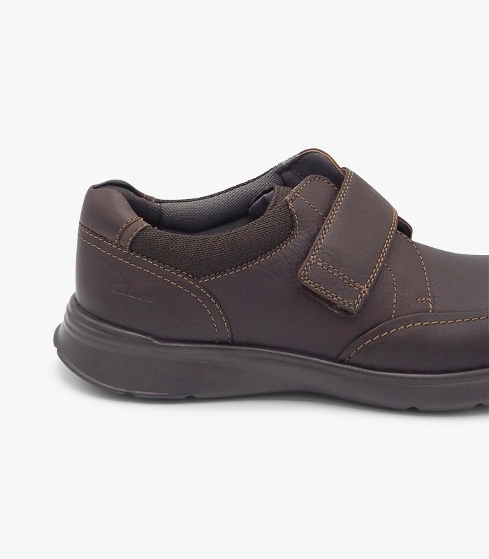 Brown Clarks Cotrell Strap shoe