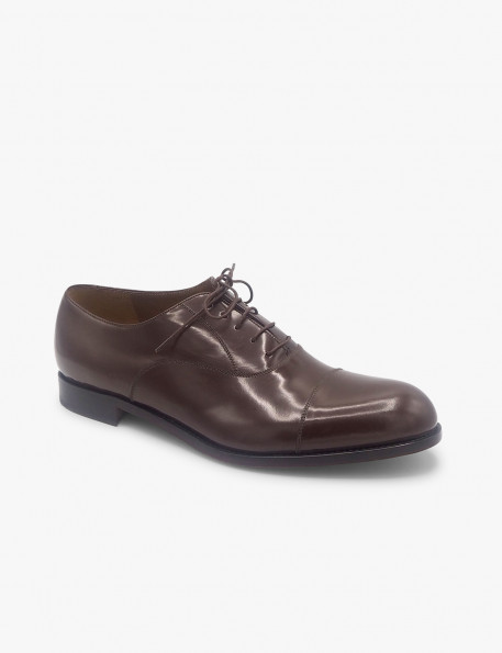Brown leather shoe José Luis Deza
