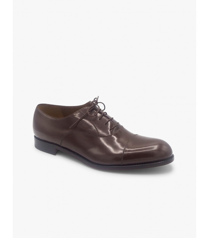 Brown leather shoe José Luis Deza