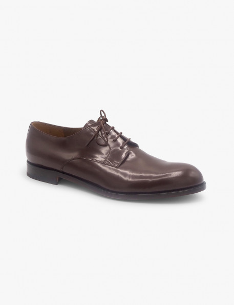 Brown leather shoe José Luis Deza