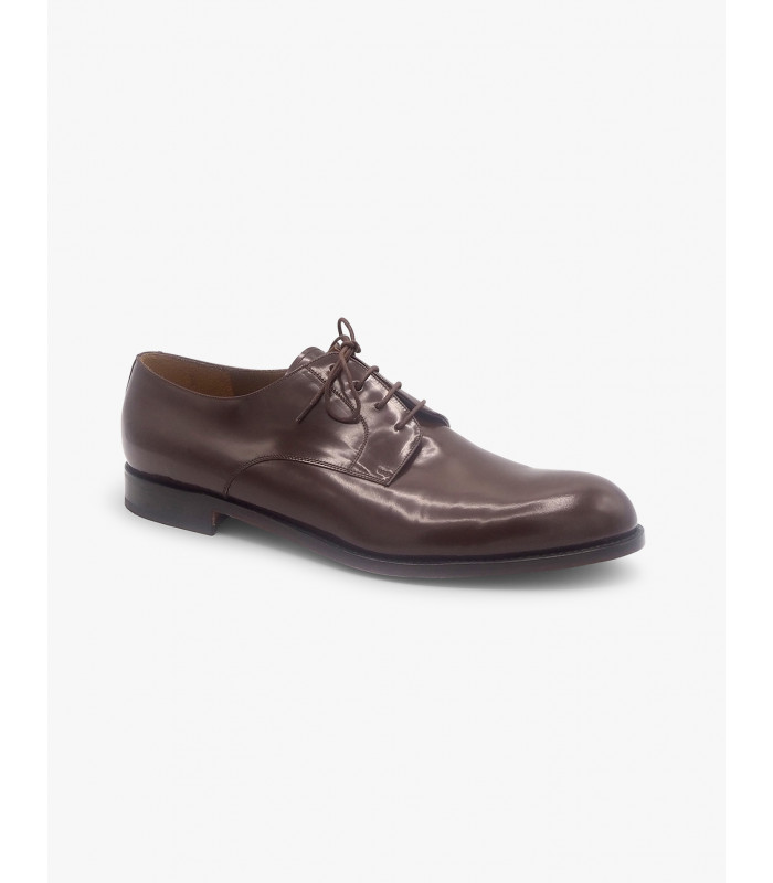 Brown leather shoe José Luis Deza