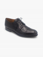 Black stitched shoe José Luis Deza