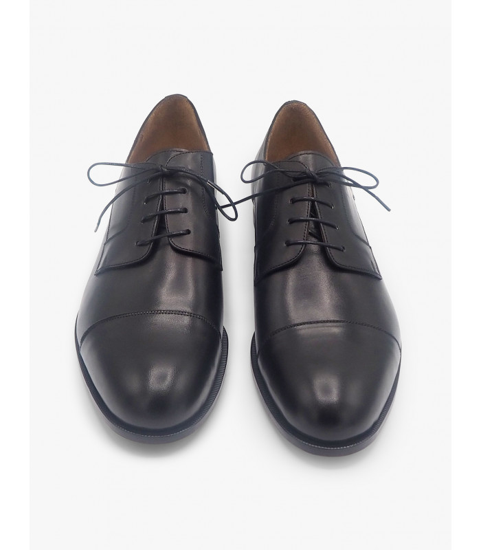 Black stitched shoe José Luis Deza - image 3