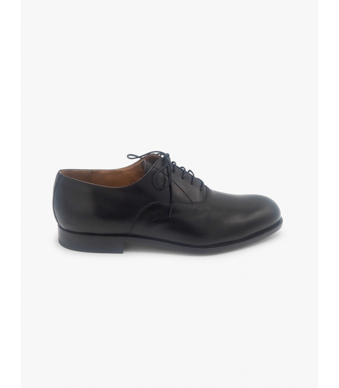 Black leather shoe José Luis Deza - image 2