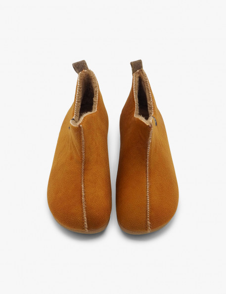 Zapatillas botín cuero