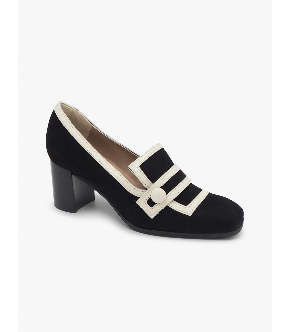 Zapatos ante negro discount mujer