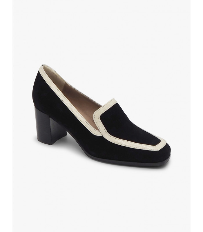 Black suede shoe
