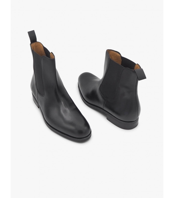 Botín elásticos negro