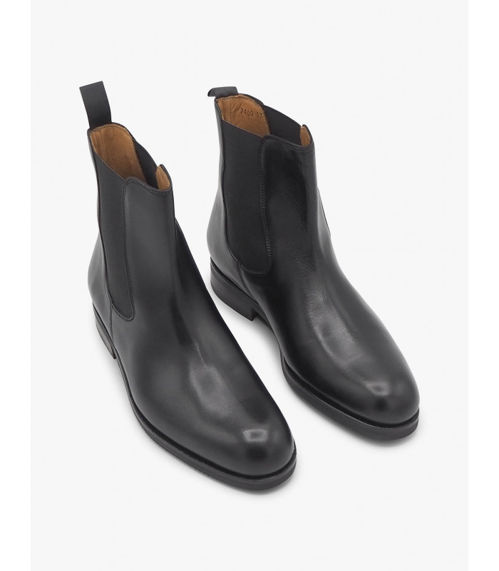 Black elastic ankle boot - image 4