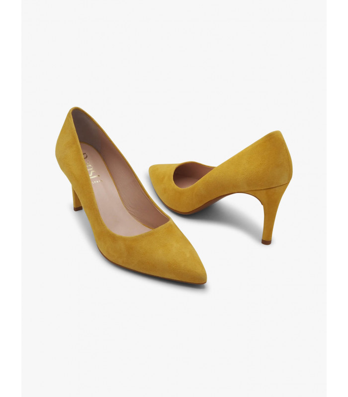 Yellow suede court shoe Dansi - image 3