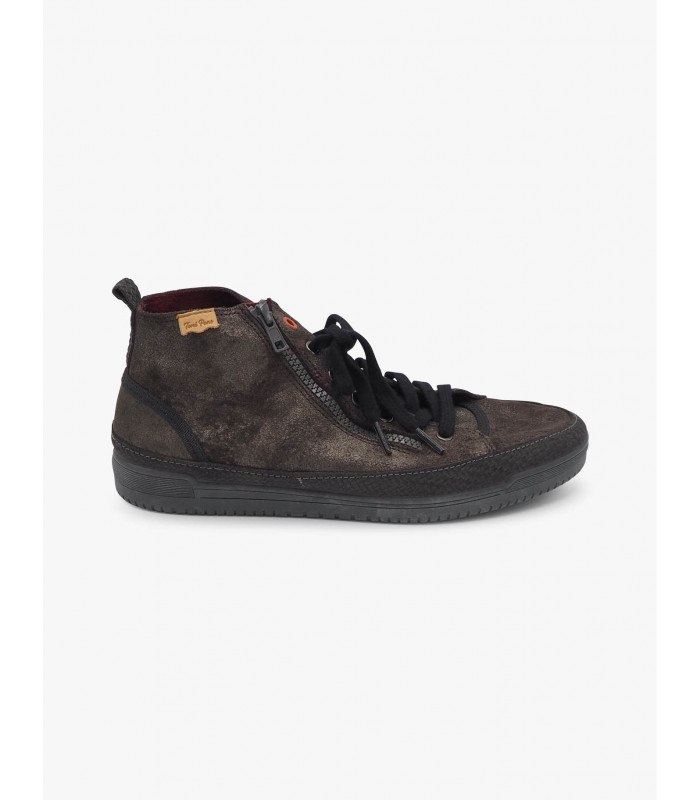 botín glitter plomo