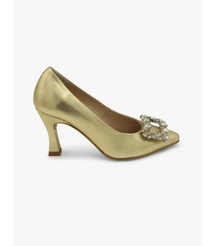 Salón oro cristales