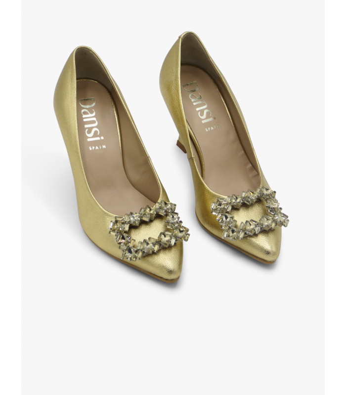 Salón oro cristales