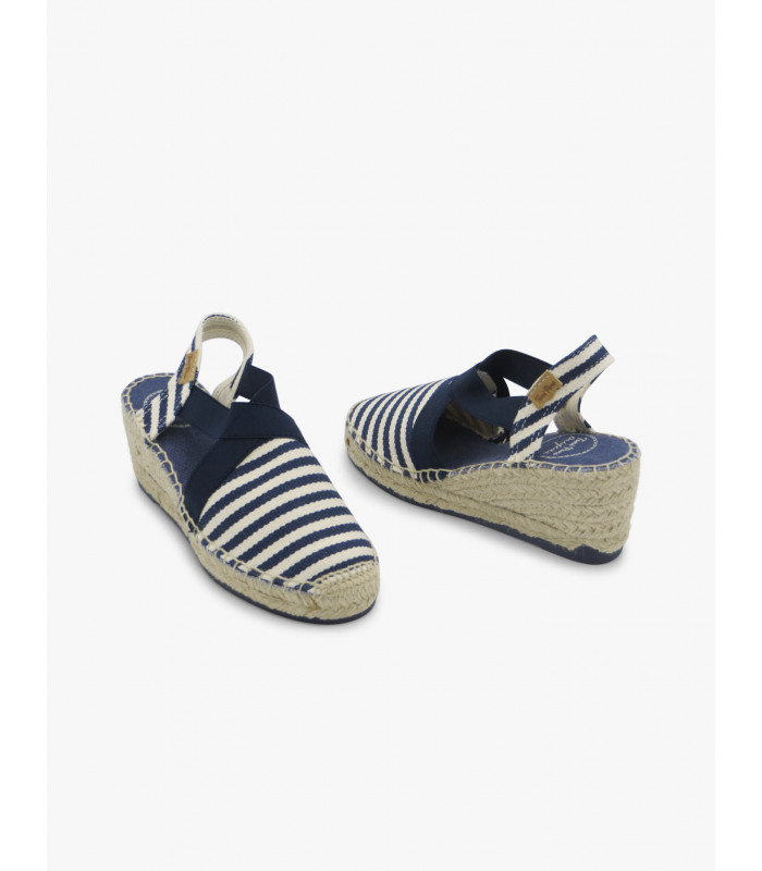 Alpargata rayas azules