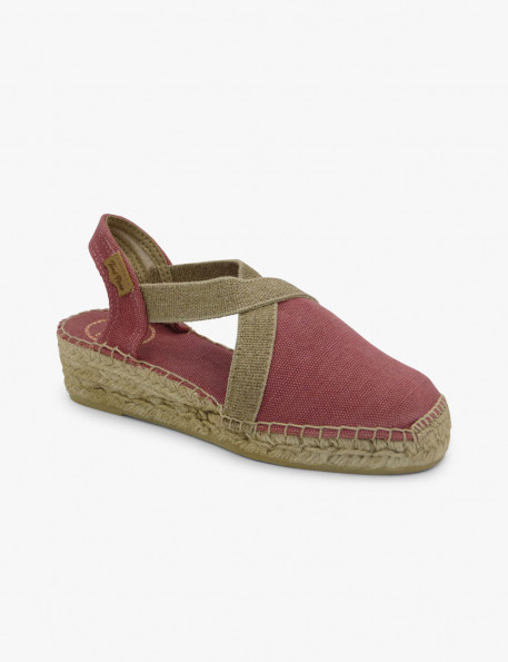 Violet-red espadrille Toni Pons