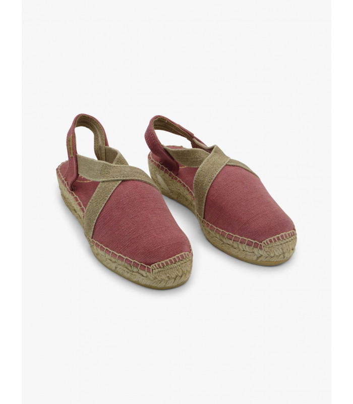 Alpargata rojo violeta