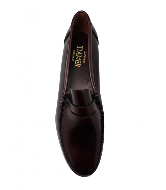 Burgundy loafer José Luis Deza - image 3