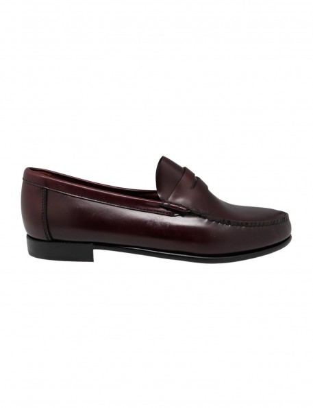 Burgundy loafer José Luis Deza - image 2