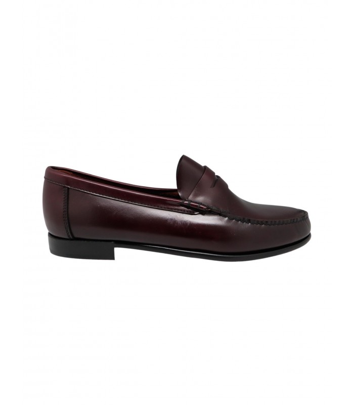 Burgundy loafer José Luis Deza - image 2