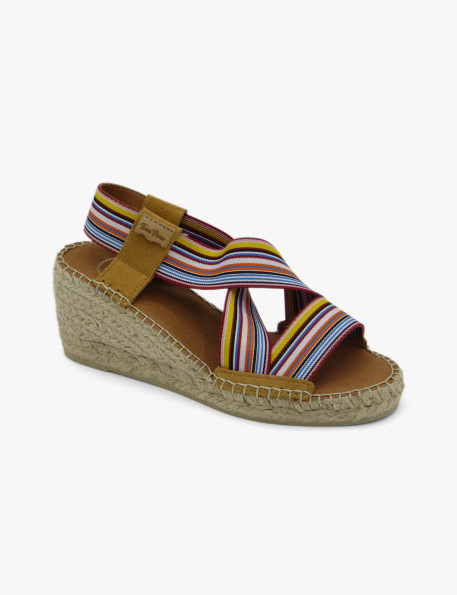 Red tina espadrille Toni Pons