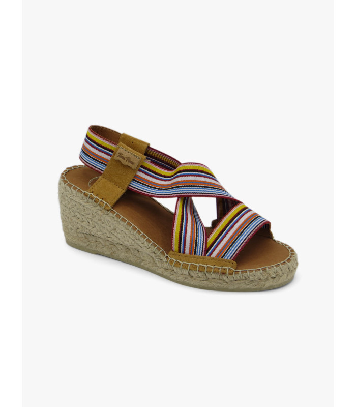 Red tina espadrille Toni Pons