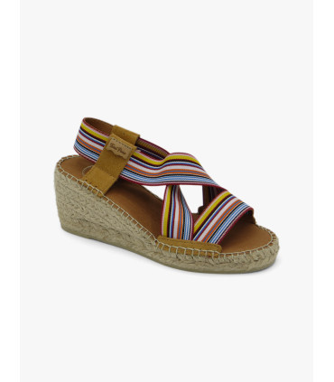 Alpargata elásticos multicolor