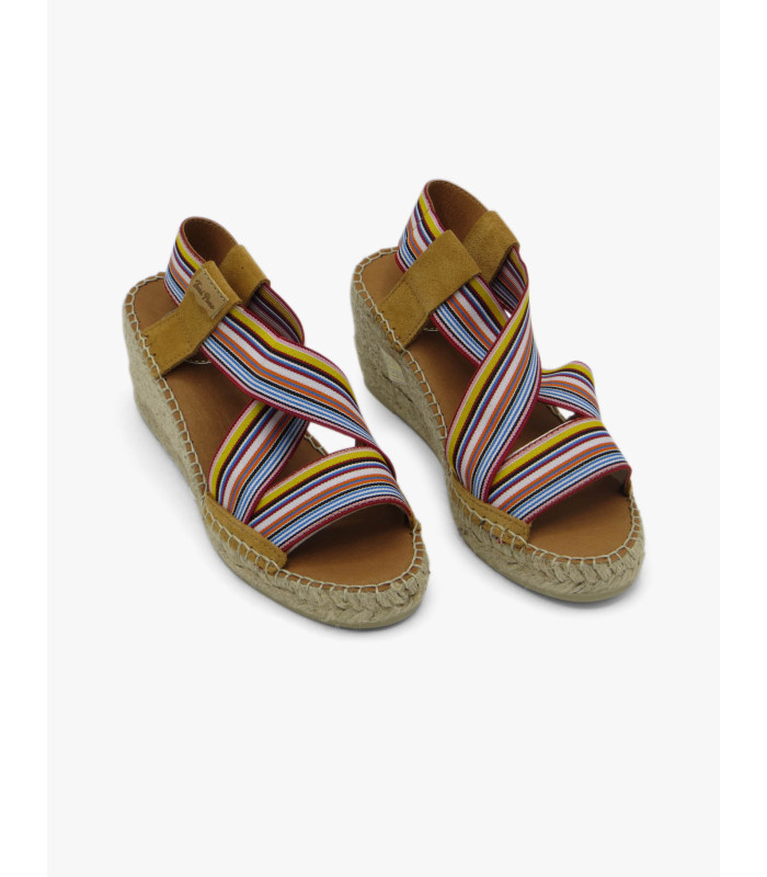 Alpargata elásticos multicolor