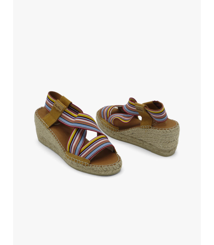 Alpargata elásticos multicolor