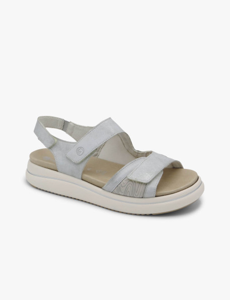 Shiny silver sandal Remonte