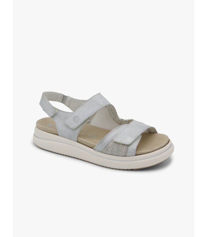 Sandalia plata brillo