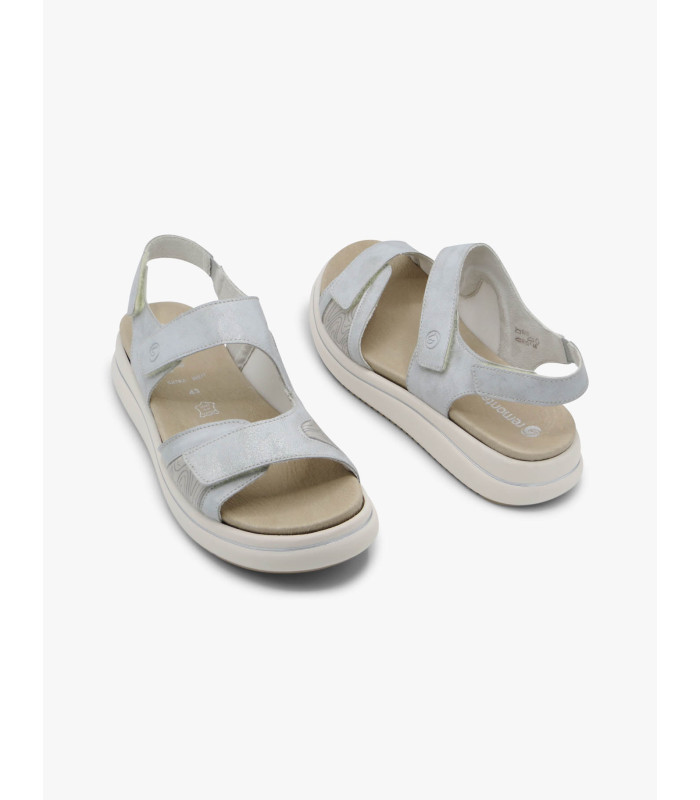 Sandalia plata brillo