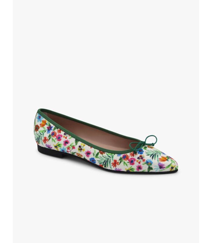 Manoletina flores verde