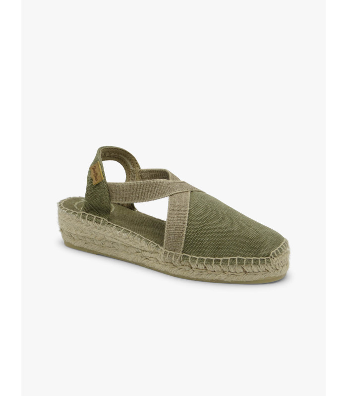 Green fabric espadrille Toni Pons