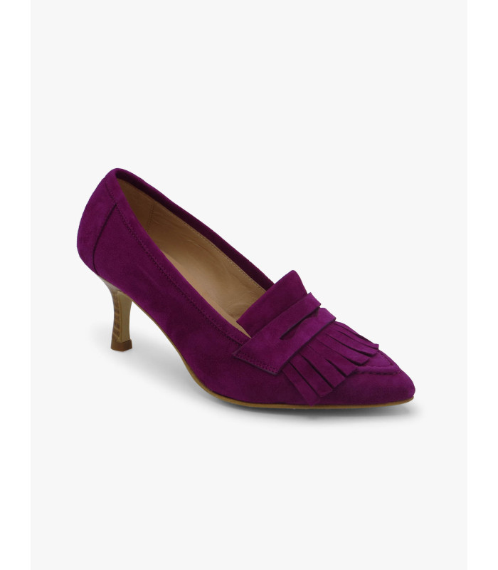 Velvet fringed loafer Dansi - image 2