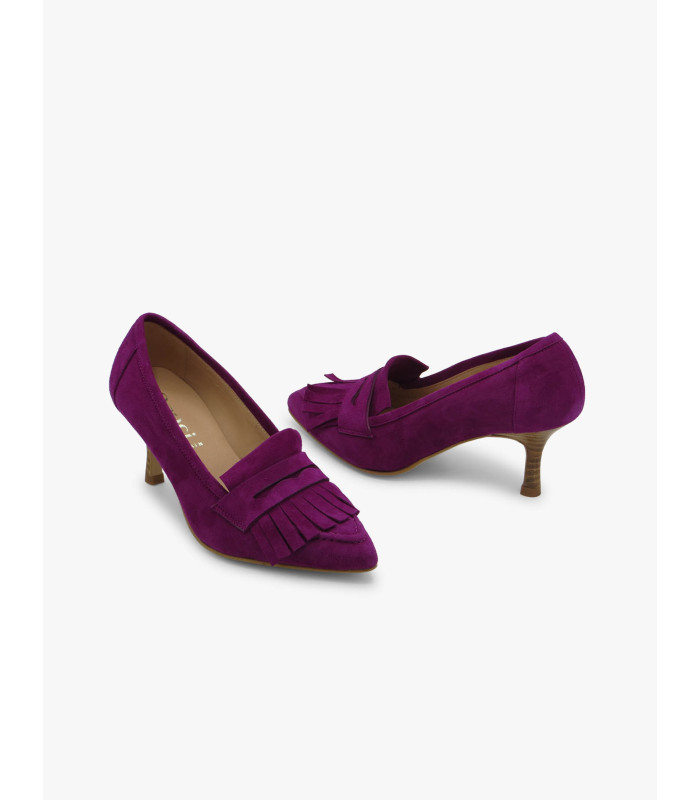 Velvet fringed loafer Dansi - image 4