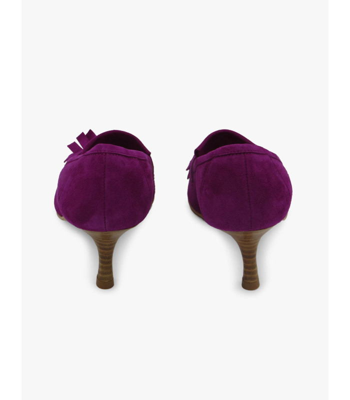 Mocasín flecos velvet