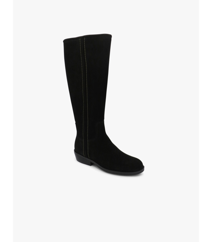 Black plush boot