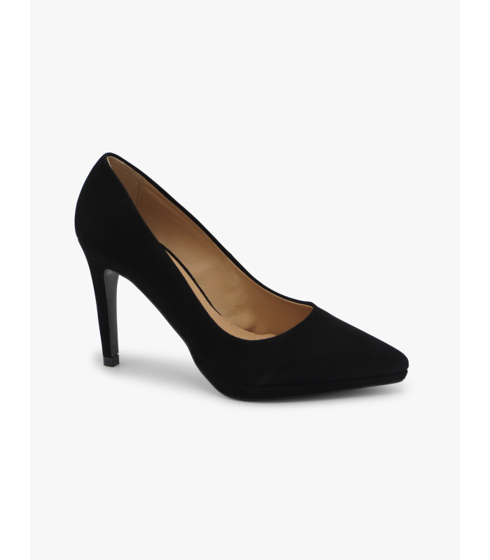 Black suede court shoe Dansi - image 2