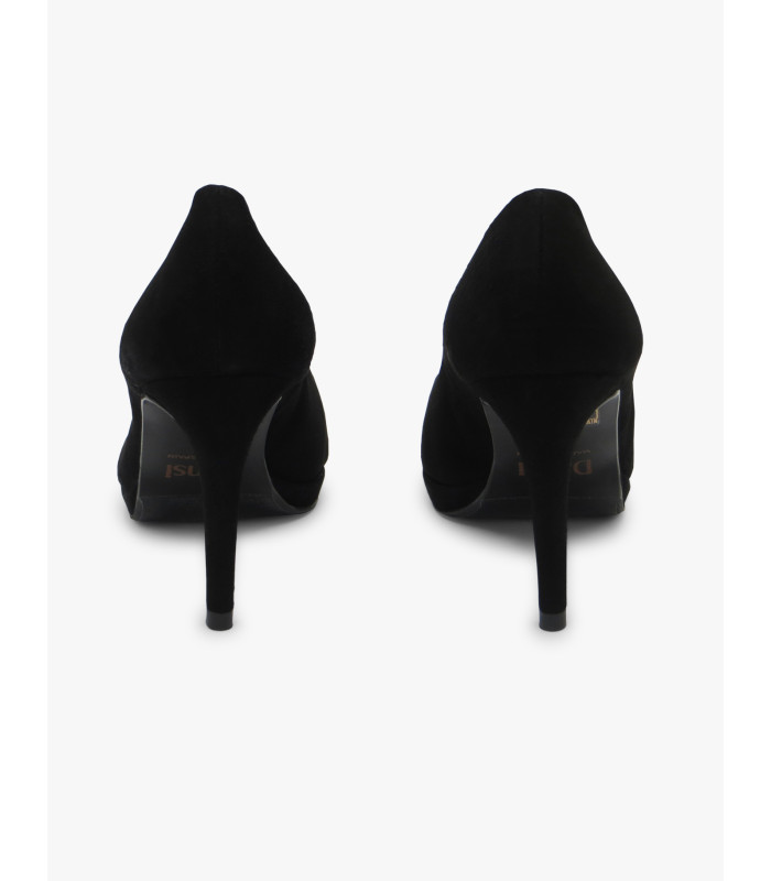 Black suede court shoe Dansi - image 4