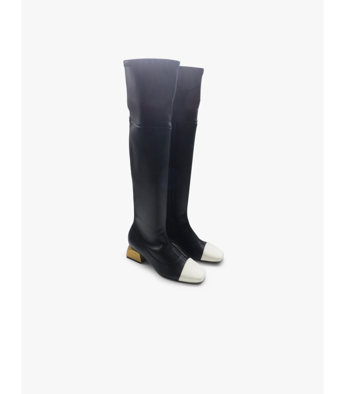Tricolour over-the-knee boot Dansi