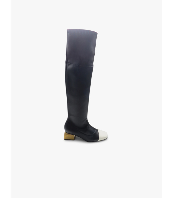 Tricolour over-the-knee boot Dansi - image 4